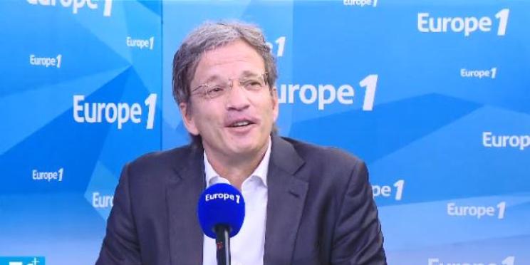 Fabrice Fries, PDG de l’AFP, invité de l’émission Village médias sur Europe 1, le 1er juin 2018
