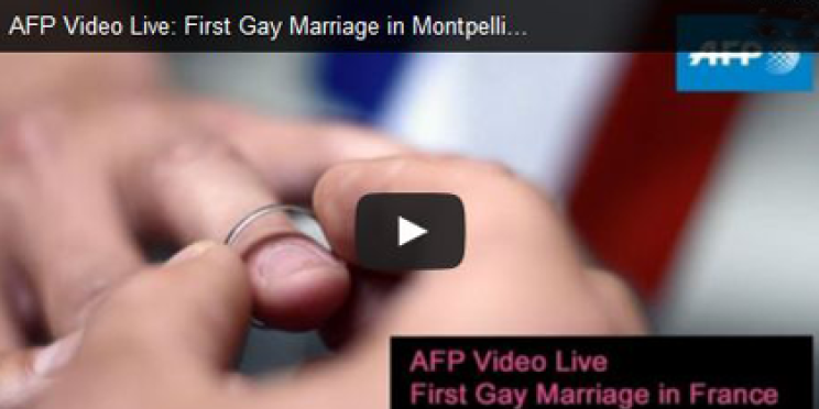 Le live du premier mariage homosexuel en France